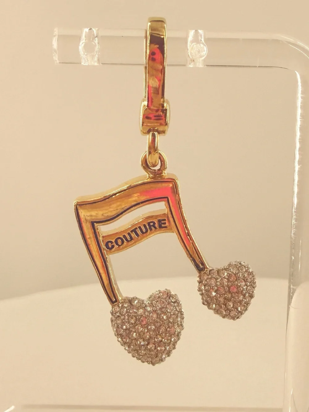 Juicy Couture Y2K Musical Notes Charm